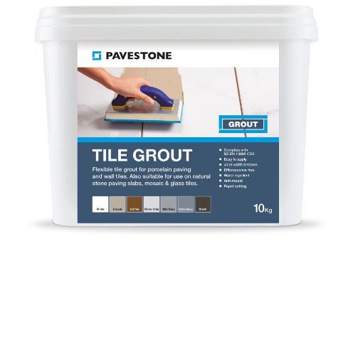 Picture of Pavestone Tile Grout - Cream 10kg Tub (1)