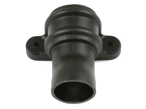 Picture of Brett Martin Cascade Round 68mm Downpipe Anti-Splash Shoe with Lugs Black