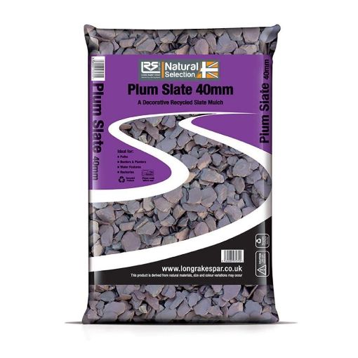 Picture of Welsh Slate Plum 40 mm Poly Bag 