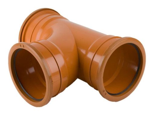 Picture of 160mm x 160mm x 87 1/2 deg Triple Socket Branch 