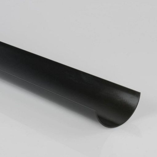 Picture of Rainwater 112mm Roundstyle 4m Gutter Black 