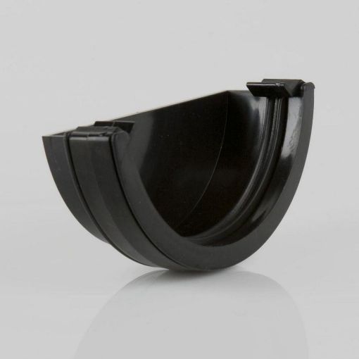 Picture of Rainwater 112mm Roundstyle External Stopend Black 