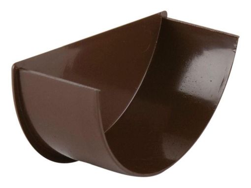 Picture of Rainwater 112mm Roundstyle Internal Stopend Brown 