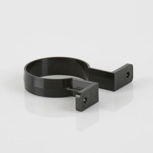 Picture of Rainwater 68mm Round Downpipe Downpipe Bracket Black 