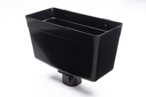 Picture of Rainwater 68mm Round Downpipe Downpipe Rainwater Head Black 