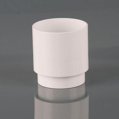 Picture of Rainwater 68mm Round Downpipe Downpipe Connector White 