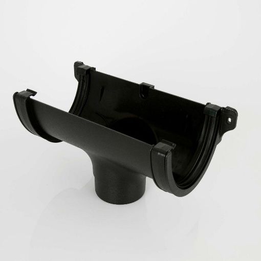 Picture of Rainwater 170mm Deepstyle Running Outlet Black 