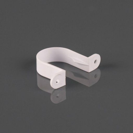 Picture of 40mm Push-Fit Waste Polypropylene Pipe Bracket White 