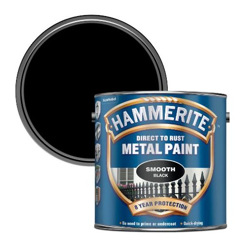 Picture of HM METAL PAINT SMOOTH BLACK 2.5L