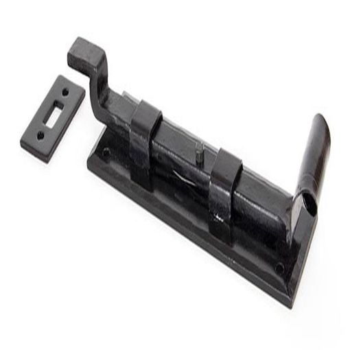 Picture of From The Anvil Black 6" Cranked Door Bolt