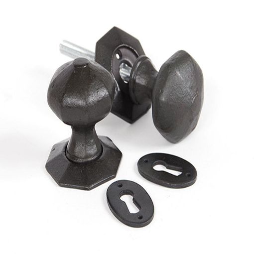 Picture of From The Anvil Beeswax Octagonal Mortice/Rim Knob Set