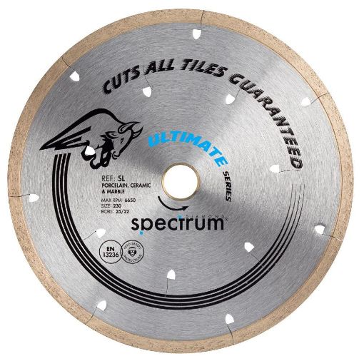 Picture of Spectrum Ultimate Dia Blade - All Tiles Guaranteed - 230/25.4/22.23mm