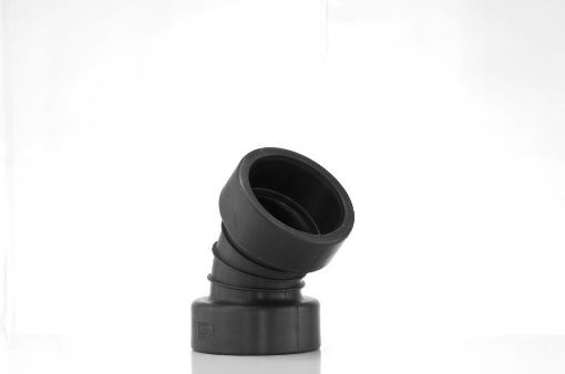 Picture of 225mm x 45 deg Double Socket Bend 
