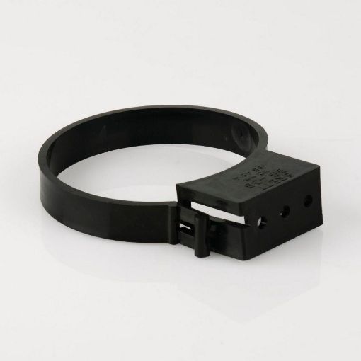 Picture of Brett Martin 110mm Push Fit Soil Single Fixing Pipe Bracket Black
