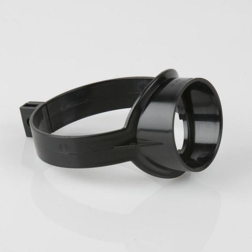 Picture of 110mm Push Fit Soil 50mm Strap On Boss EN 1329-1 Black 