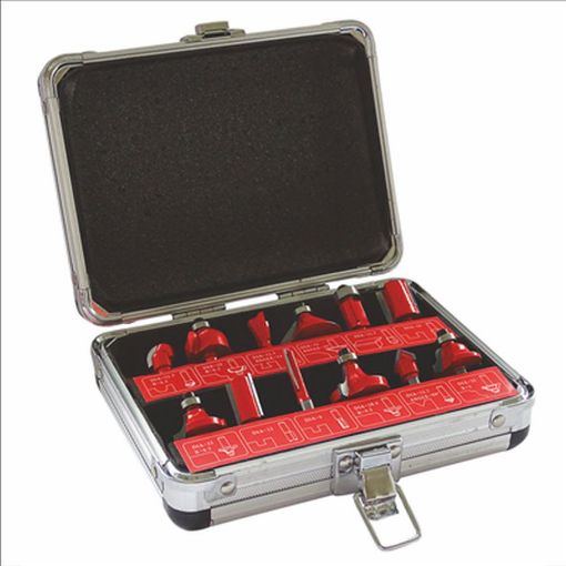 Picture of DART 12 Piece 1/4 Inch Router Cutter Set