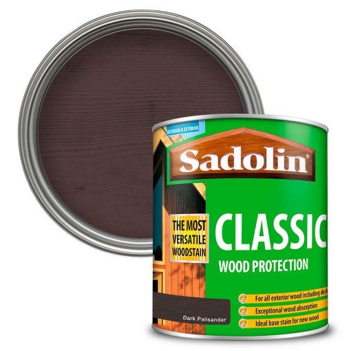 Picture of Sadolin Classic Wood Protection Dark Palisander 1L