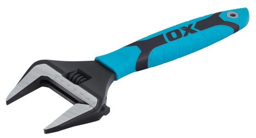 Picture of OX Pro Series Adjustable Wrench Extra Wide Jaw 12” (300mm)