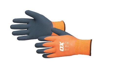 Picture of OX Waterproof Latex Gloves Size 10 XL