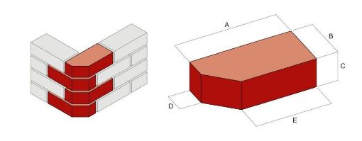 Picture of Red Single Cant 46mm Upstand Perforated