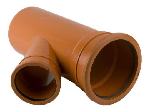 Picture of 160mm x 110mm x 45 deg Double Socket Branch 
