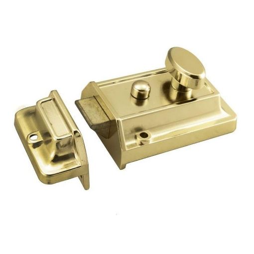 Picture of TRADITIONAL PATTERN NIGHTLATCH POLISHED CHROME 60mm