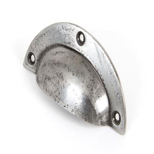 Picture of From The Anvil Natural Smooth 4" Plain Drawer Pull