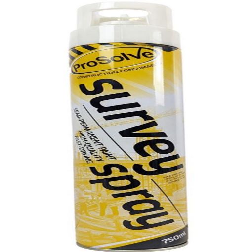 Picture of PROSOLVE SURVEY SPRAY PAINT 750ml WHITE PVSUW7A