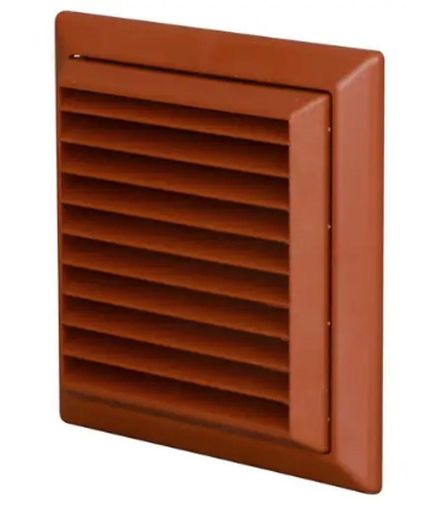 Picture of 100mm Louvred Grille Rnd Spig Tcott