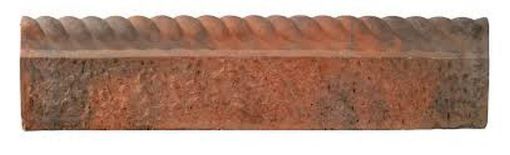 Picture of RUSTIC ROPE TOP EDGE 600X150X50MM ANTIQUE RED (Brad)