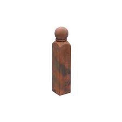 Picture of RUSTIC ROPE TOP CORNER DOLLIES 50x50x250 ANTIQUE RED (Brad)