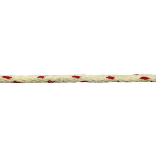Picture of 6MM RED SPOT COTTON ROPE-BRAID PER LM