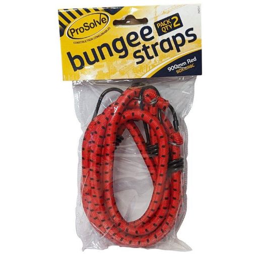 Picture of WARRIOR 900MM RED BUNGEE PAIR BDX1898C