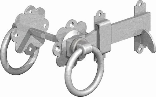 Picture of GM RING GATE LATCHES | 6" 150MM GALV