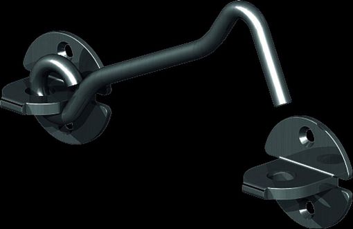 Picture of GM CABIN HOOKS WIRE PATTERN | 6" 150MM E/BLAC