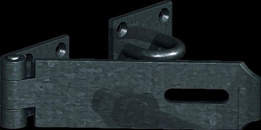 Picture of GM HVY SFTY PATT HASP & STPLE | 7" 180MM BLACK