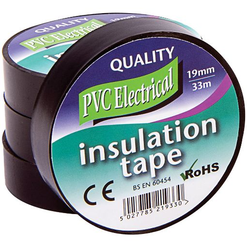 Picture of Ultratape 19mm x 33m Black PVC Insulation Tape