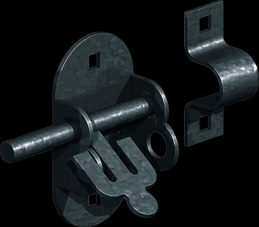 Picture of GM OVAL PADBOLTS | 4" 100MM E/BLAC