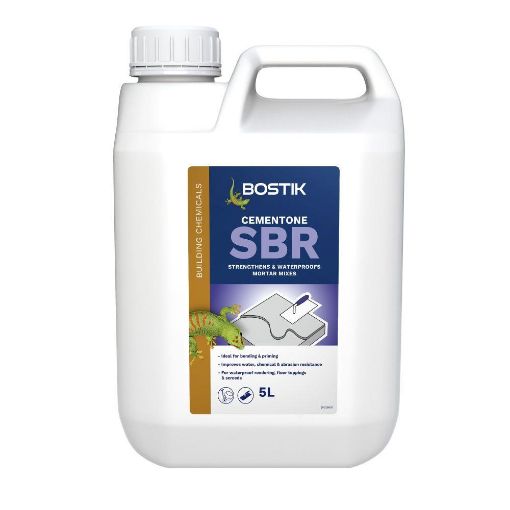 Picture of BOSTIK CEMENTONE SBR WATERPROOFING & STRENGTHENING ADMIXTURE  5 litre