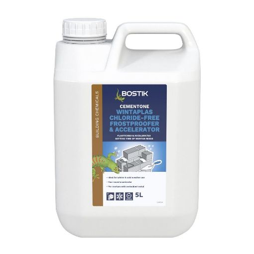 Picture of Bostik Cementone WINTAPLAS CHLORIDE FREE FROSTPROOFER & PLASTICISER 5 litre