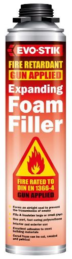 Picture of EVO-STIK GUN-APPLIED EXPANDING POLYURETHANE FOAM FILLER  B1 Pink 700ml