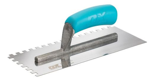 Picture of OX Trade Notched Stainless Steel Trowel - 8mm