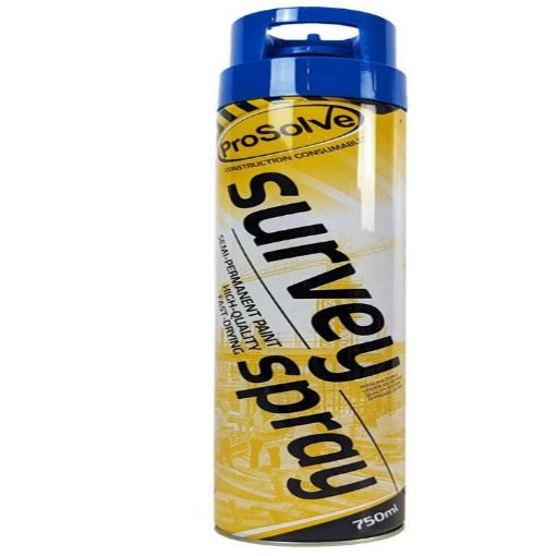 Picture of PROSOLVE SURVEY SPRAY PAINT 750ml BLUE PVSUB7A
