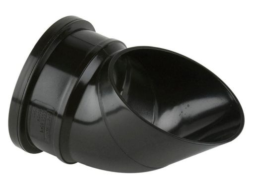 Picture of 110mm Industrial Downpipe Downpipe Shoe Black