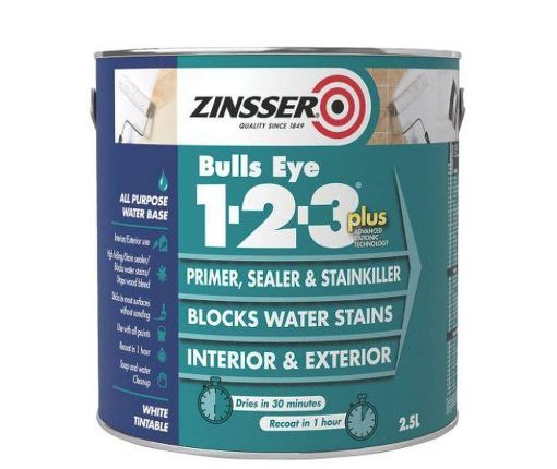 Picture of Zinsser Bullseye 1-2-3 PLUS 2.5lt 