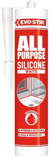 Picture of Evo-Stik ALL PURPOSE FLEXIBLE SILICONE SEALANT White C20