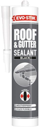 Picture of Evo-Stik WEATHERPROOF ROOF & GUTTER SEALANT Black C20