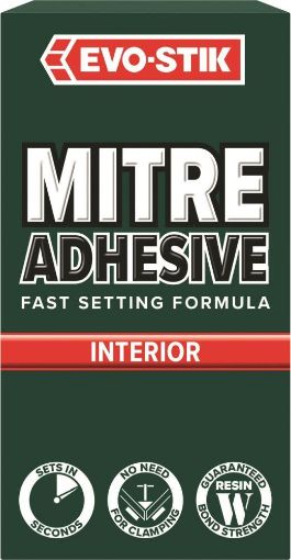 Picture of EVO-STIK RESIN 'W' RAPID MITRE FIX ADHESIVE - Aerosol Large  50 g / 200 ml