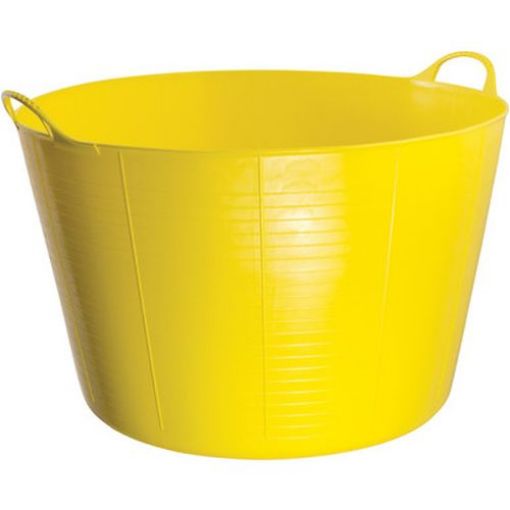 Picture of FAI/FULL H/D POLYETHYLENE FLEX TUB 60L YELLOW