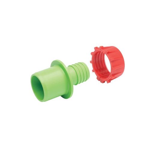Picture of PLASSON CLASS D LOW DENSITY ADAPTOR LIGHT GREEN 1 1/4 x 50mm